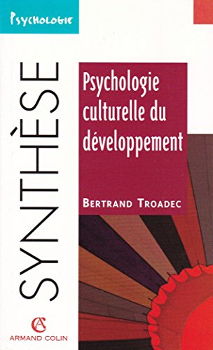 Psychologie culturelle du développement 9782200019815