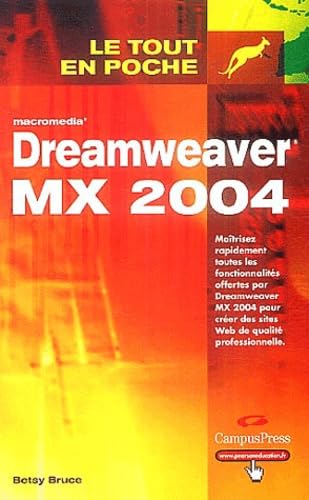 Dreamweaver MX 2004 9782744017278