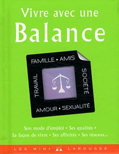 Vivre avec une balance 9782035869302