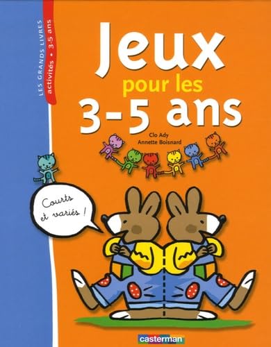 Jeux pour les 3-5 ans: GRAND LIVRE 9782203145443