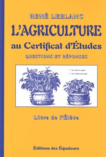 L'agriculture au certificat d'étude 9782849901984