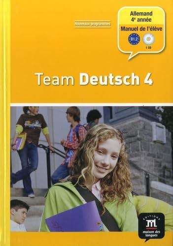 Team deutsch 4 livre élève + CD 9782356850362