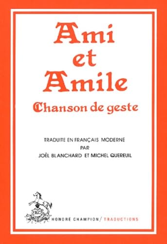 Ami et Amile. Chanson de geste 9782852030008