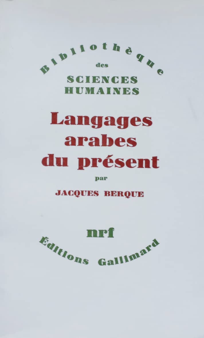 Langages arabes du present 9782070291304