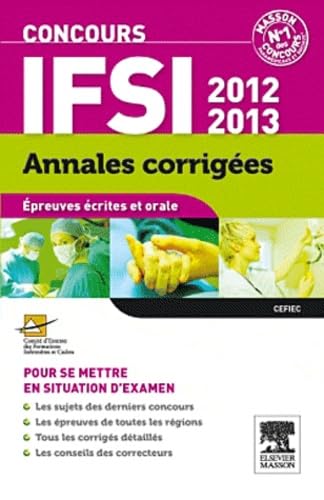 Concours IFSI: Annales corrigées 9782294727542