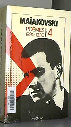 Poèmes, tome 4 : 1924-1930 9782209059096