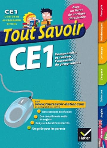 Tout Savoir CE1 9782218949142