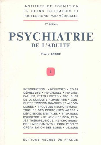 Psychiatrie de l'adulte 9782853851442