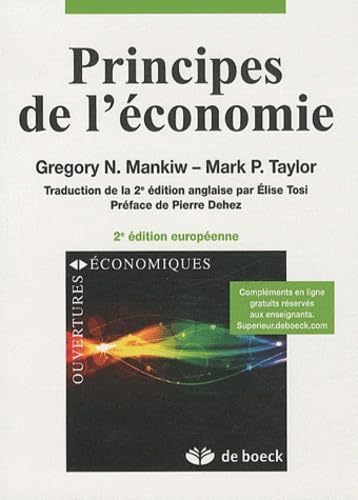 Principes de l'économie : Adaptation européenne 9782804165772
