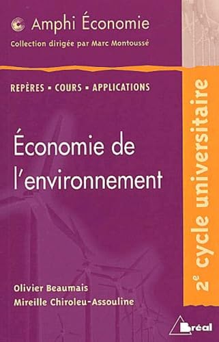 Economie de l'environnement 9782842918064