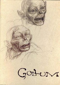 The Gollum smeagol Collectible (with Creating Gollum Booklet) 0624262123248