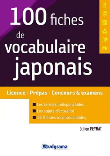 100 fiches de vocabulaire japonais 9782759016129