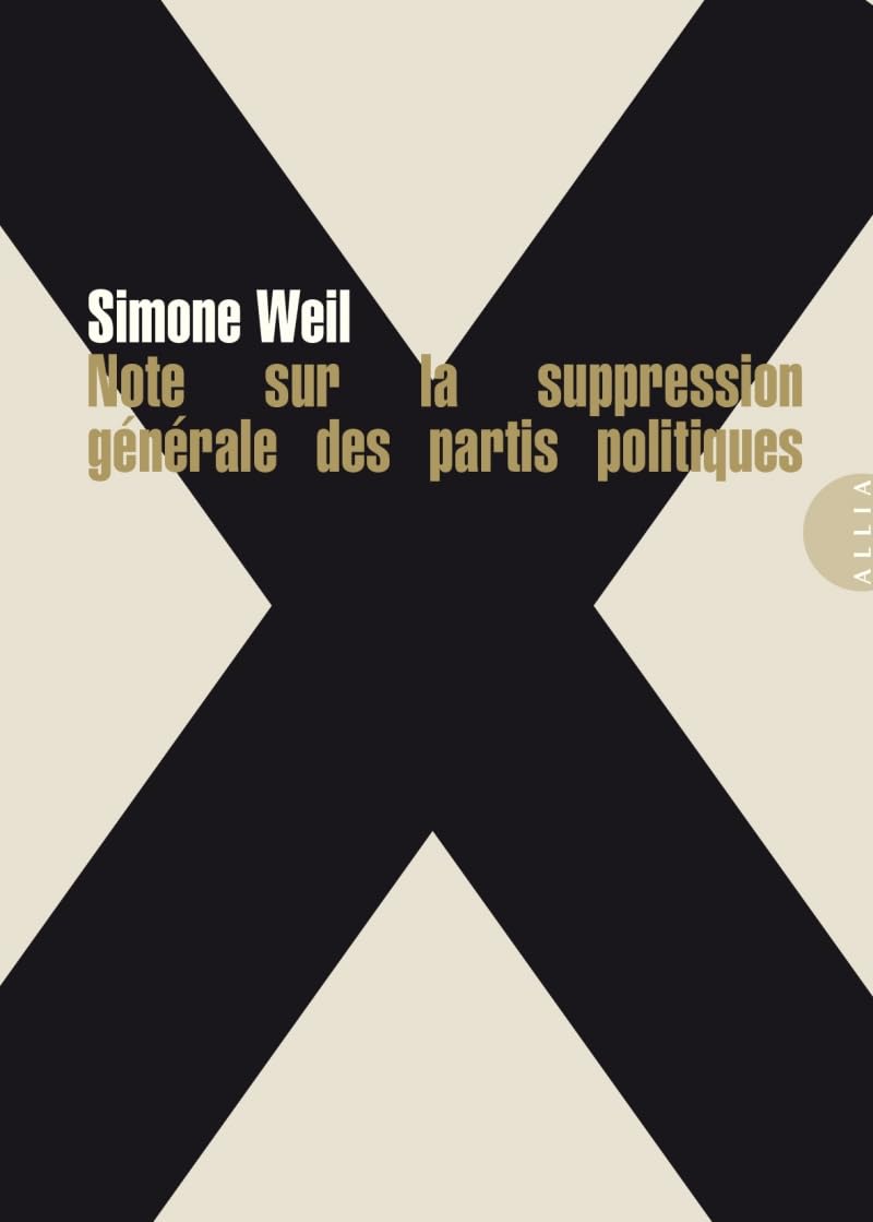 Note sur la suppression générale des partis politiques 9791030430417