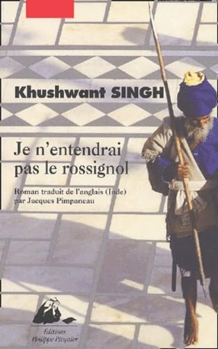 Je n'entendrai pas le rossignol 9782877307314