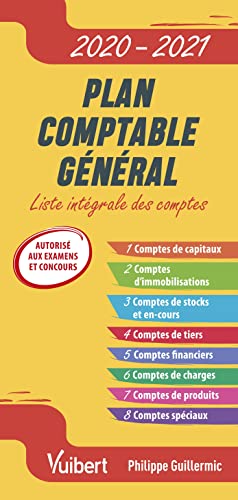 Plan comptable général 2020-2021: Liste intégrale des comptes 9782311623468