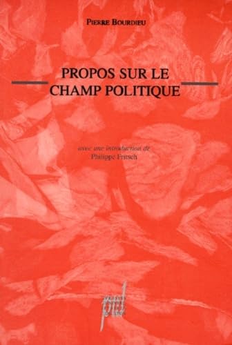 Propos sur le champ politique 9782729706494