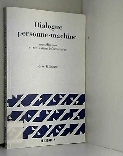 Dialogue personne-machine 9782866013240