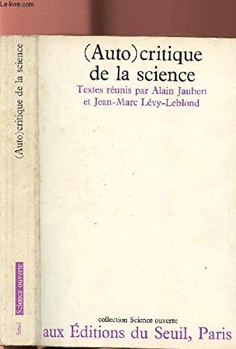 (auto)critique de la science 9782020028271