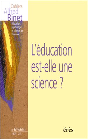 L'éducation est-elle une science ? 9782865866809