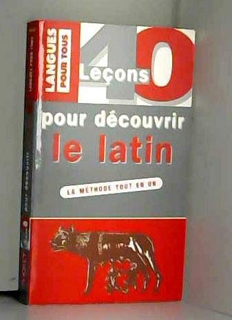 40 leçons pour découvrir le latin 9782266089814