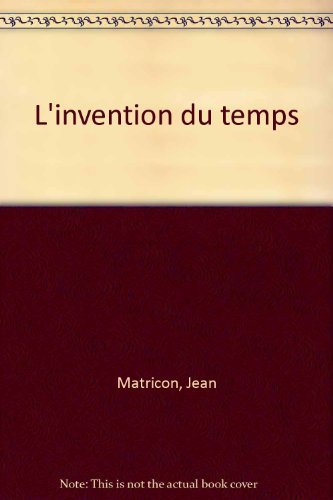 L'invention du temps 9782266044639