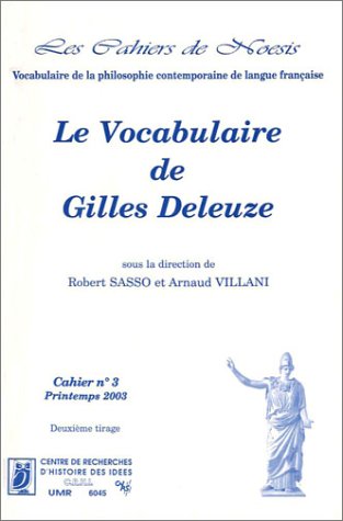 Le vocabulaire de gilles deleuze 9782711683741