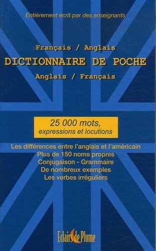 Dictionnaire de Poche Anglais/Français-Francais/Anglais 9782844700544