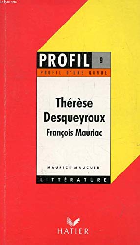 Thérèse Desqueyroux - François Mauriac 9782218046964