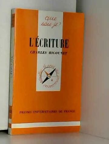 L'Écriture 9782130457152