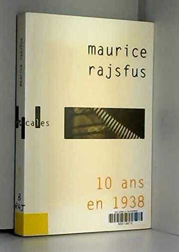 10 ans en 1938 9782843350146