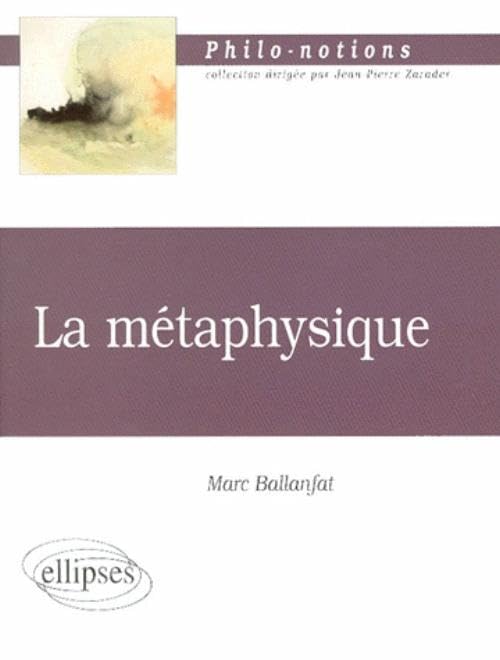 La métaphysique 9782729858575