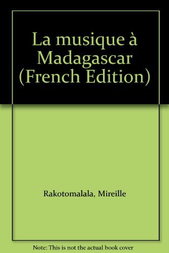 La musique à Madagascar 9782842800284