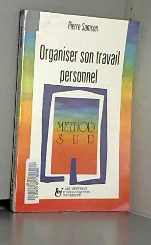 Organiser son travail personnel 9782708114531