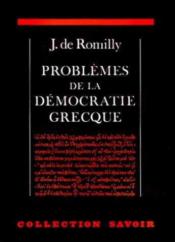 Problèmes de la démocratie grecque 9782705657819
