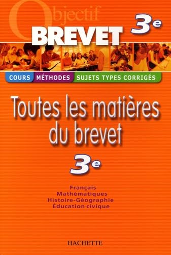 Toutes les matières du brevet 3e 9782011693198