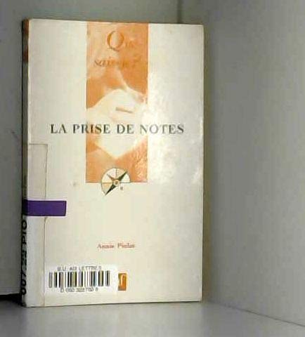 La Prise de notes 9782130524328