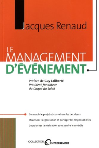 Le management d evenement 9782894723449