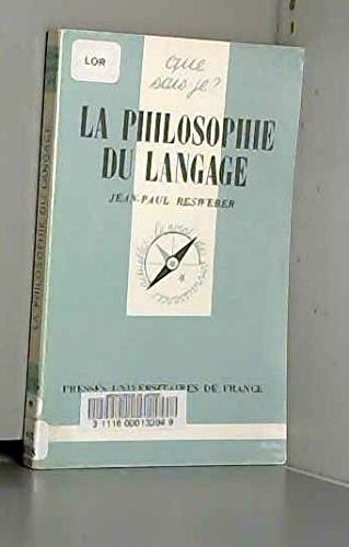 La philosophie du langage 9782130431374