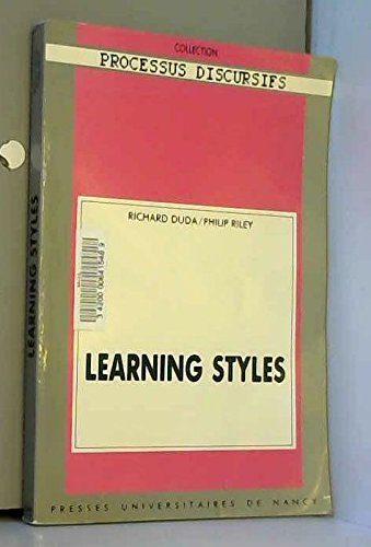 Learning styles: Proceedings of the first european seminar (Nancy, 26-29 april 1987) 9782864804130