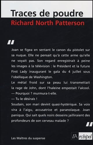 Traces de poudre 9782841876808