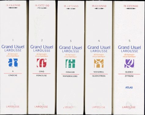 Grand Usuel Larousse - 5 tomes 9782037500296