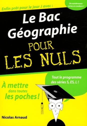 Le Bac Géographie pour les Nuls 9782754001700