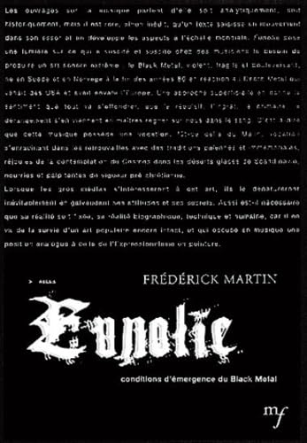 Eunolie: Conditions d'émergence du Black Metal 9782951238688