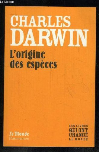 L'ORIGINE DES ESPECES. 3780260401003