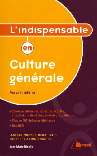 L'indispensable en culture générale 9782749506272