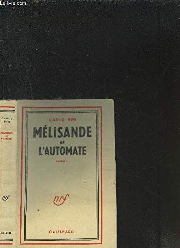 Melisande et l'automate 9782070254316