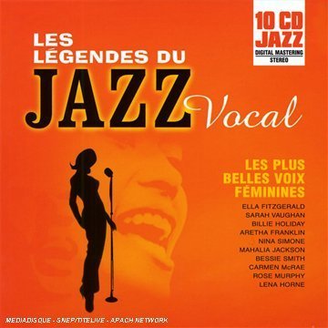Coffret 10 CD : Les Legendes Du Jazz Vocal 0886971261721
