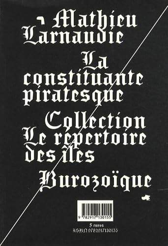 La constituante piratesque 9782917130155