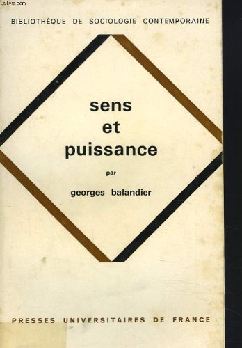 Sens et puissance 9782130369189