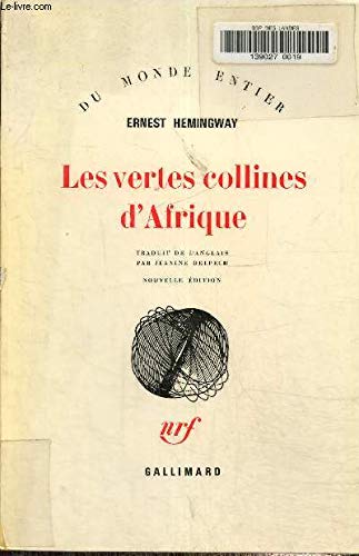 Les Vertes collines d'Afrique 9782070280643